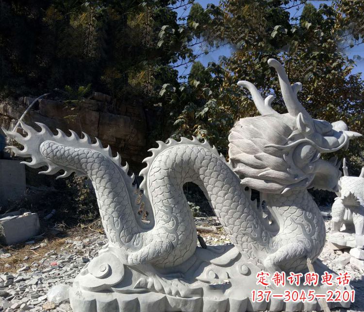 泉州大理石龙雕塑