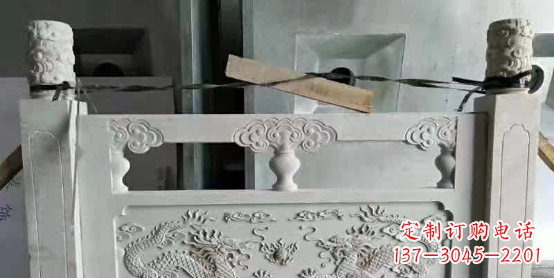 泉州大理石龙浮雕栏板1