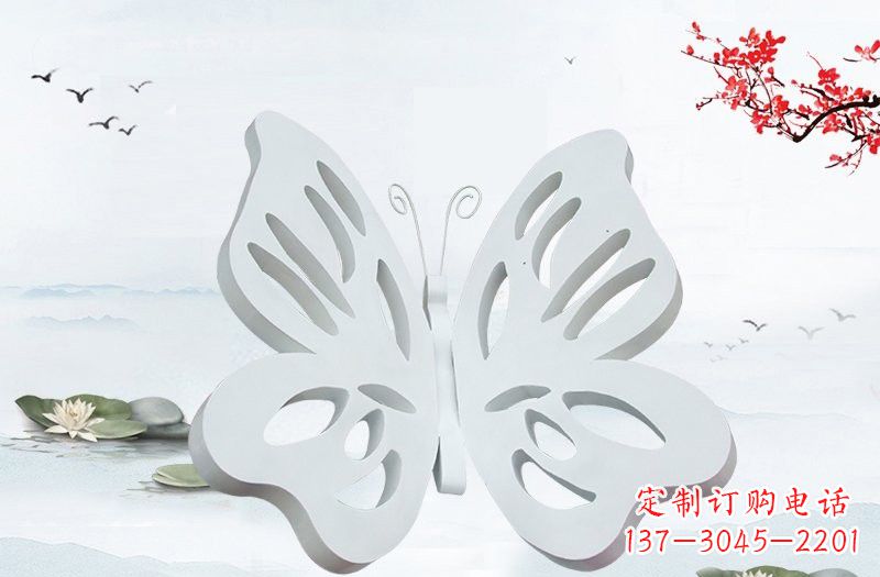 泉州高级大理石镂空蝴蝶雕塑