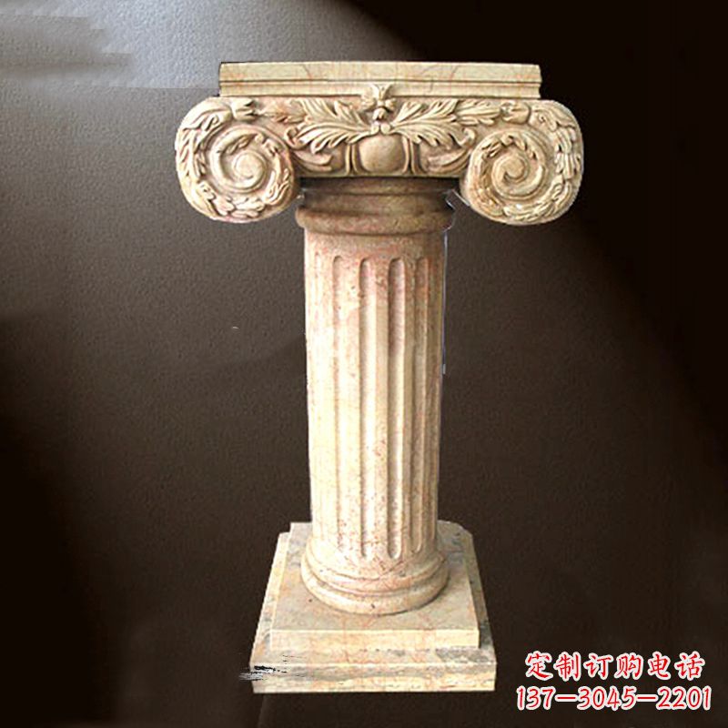 泉州大理石罗马柱石雕塑