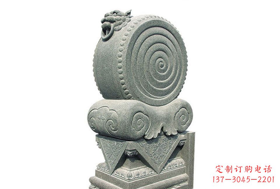泉州门墩招财石雕