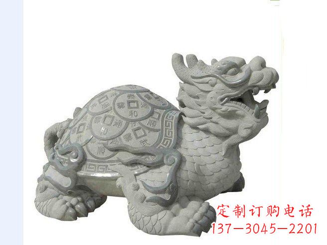 泉州大理石招财龙雕塑