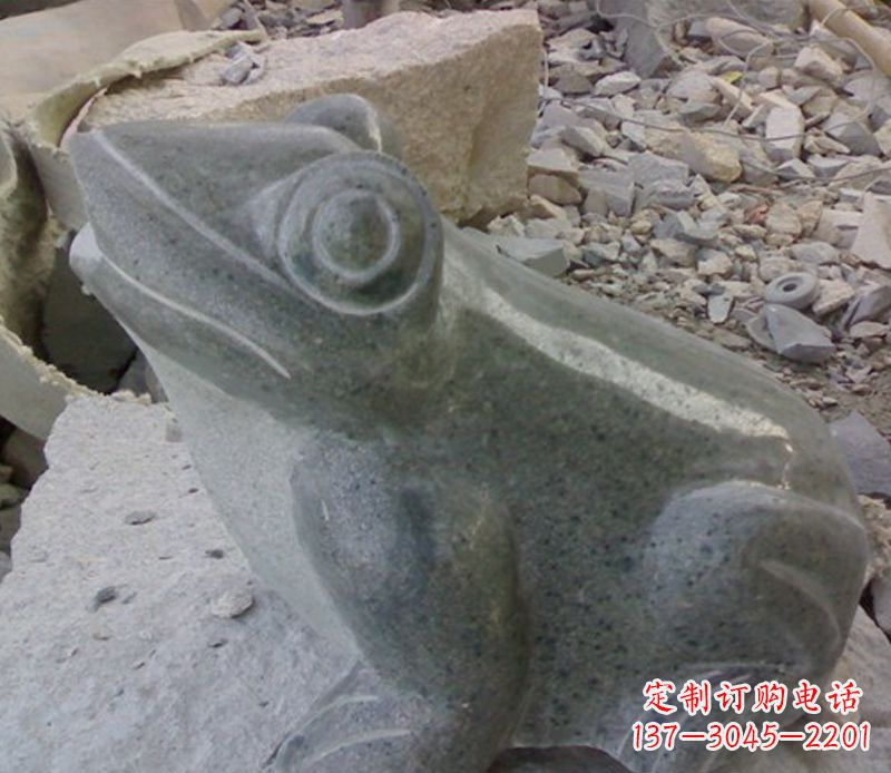 泉州大理石青蛙石雕