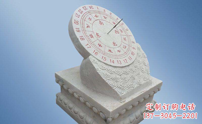泉州大理石日晷雕塑校园石雕