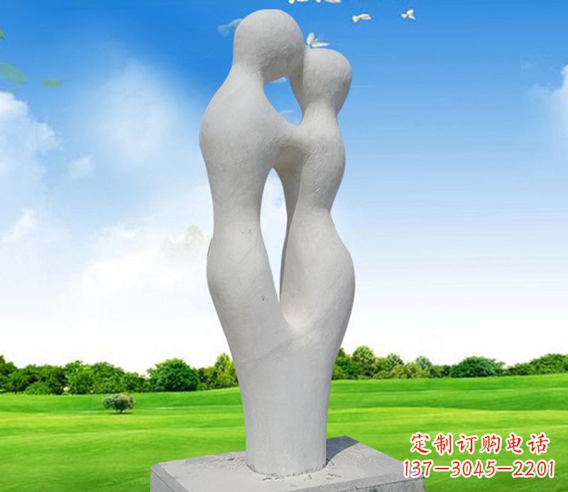 泉州大理石少数民族情侣石雕