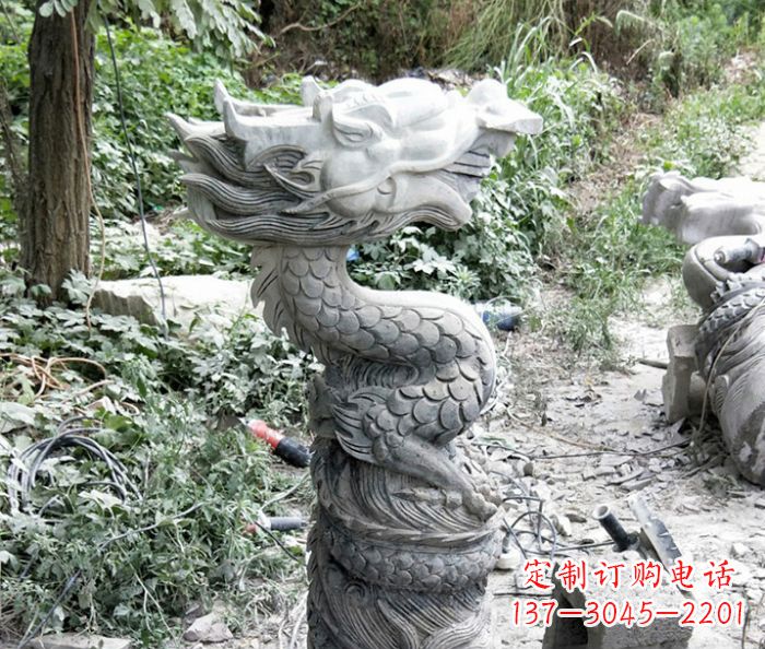 泉州精美大理石生肖龙雕塑