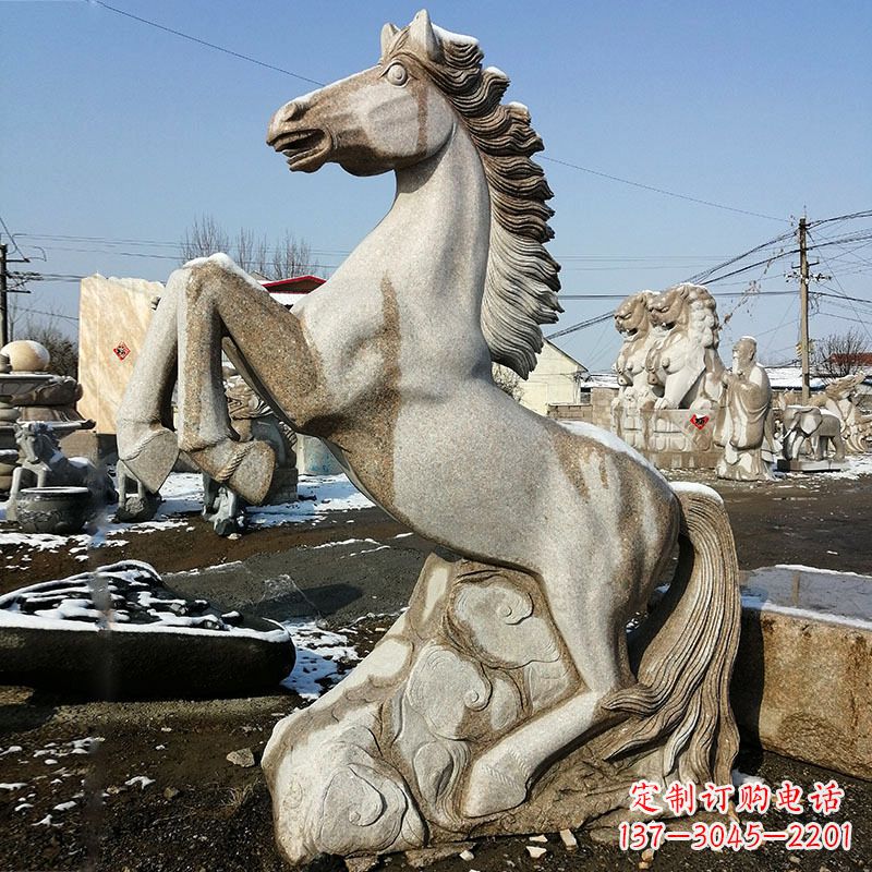 泉州大理石生肖马雕塑