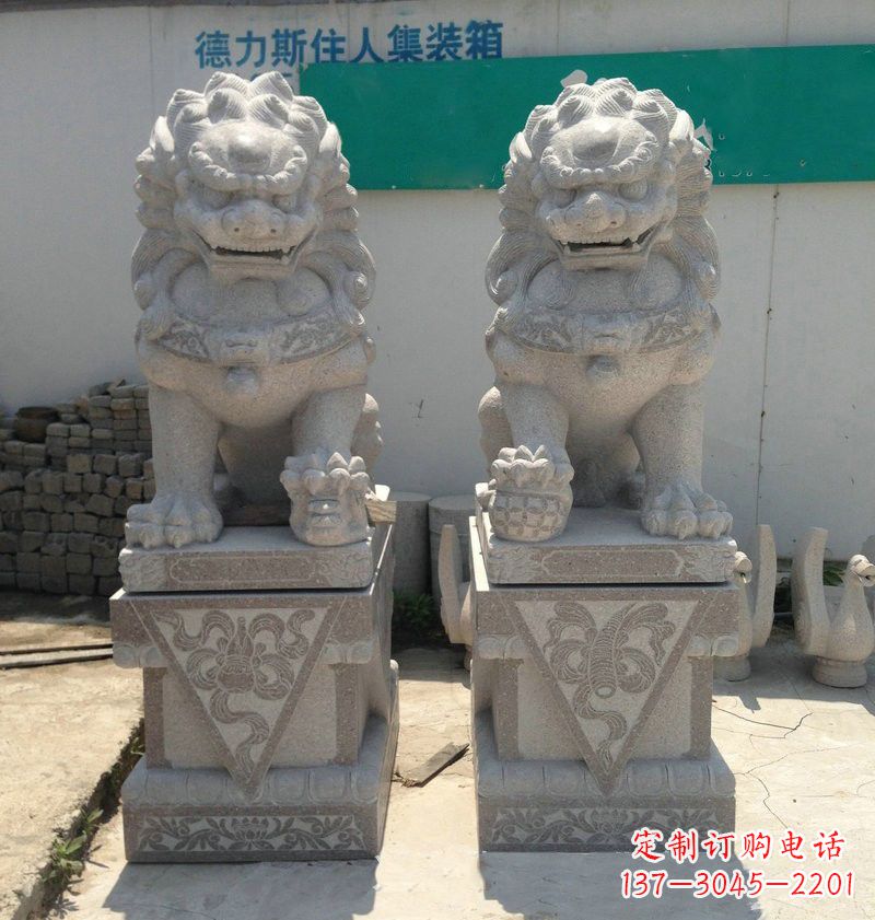 泉州大理石狮子石雕刻