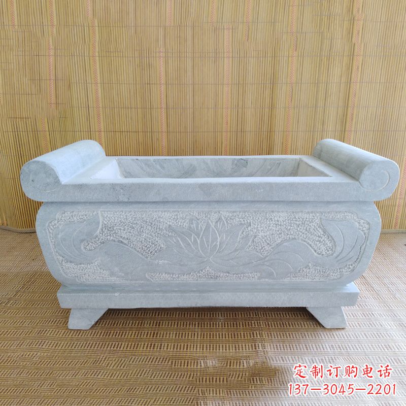泉州精美大理石石雕香炉雕塑