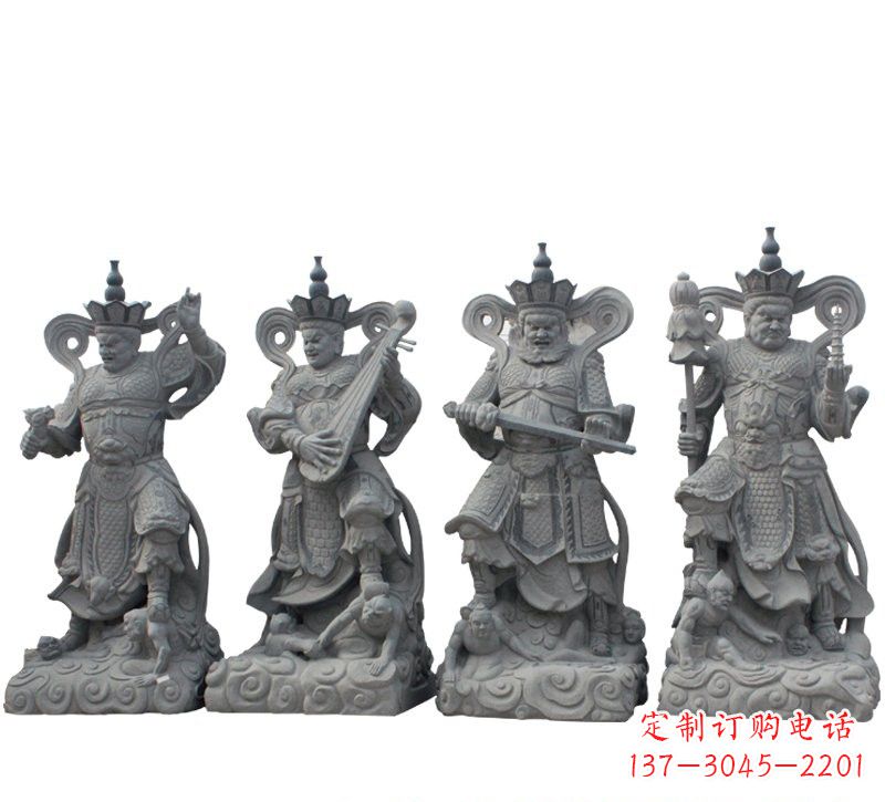 泉州四大天王大理石雕塑