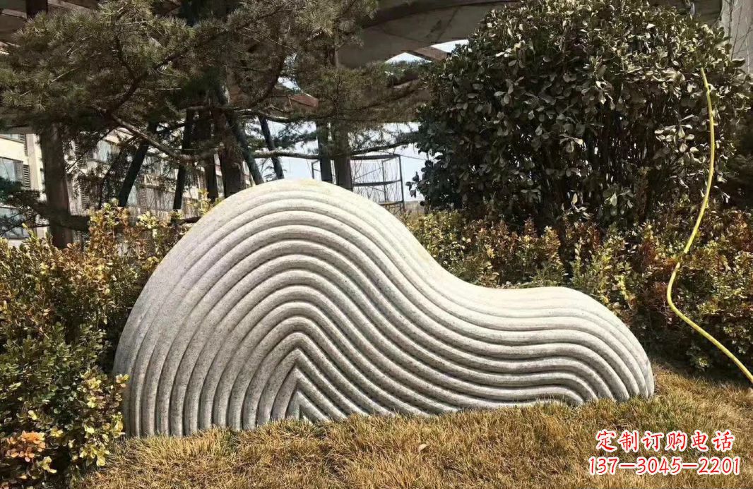 泉州高雅大理石纹理假山雕塑