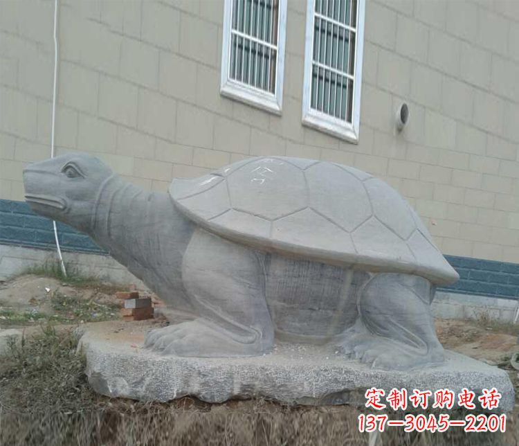 泉州大理石乌龟石雕精美的古典风格装饰