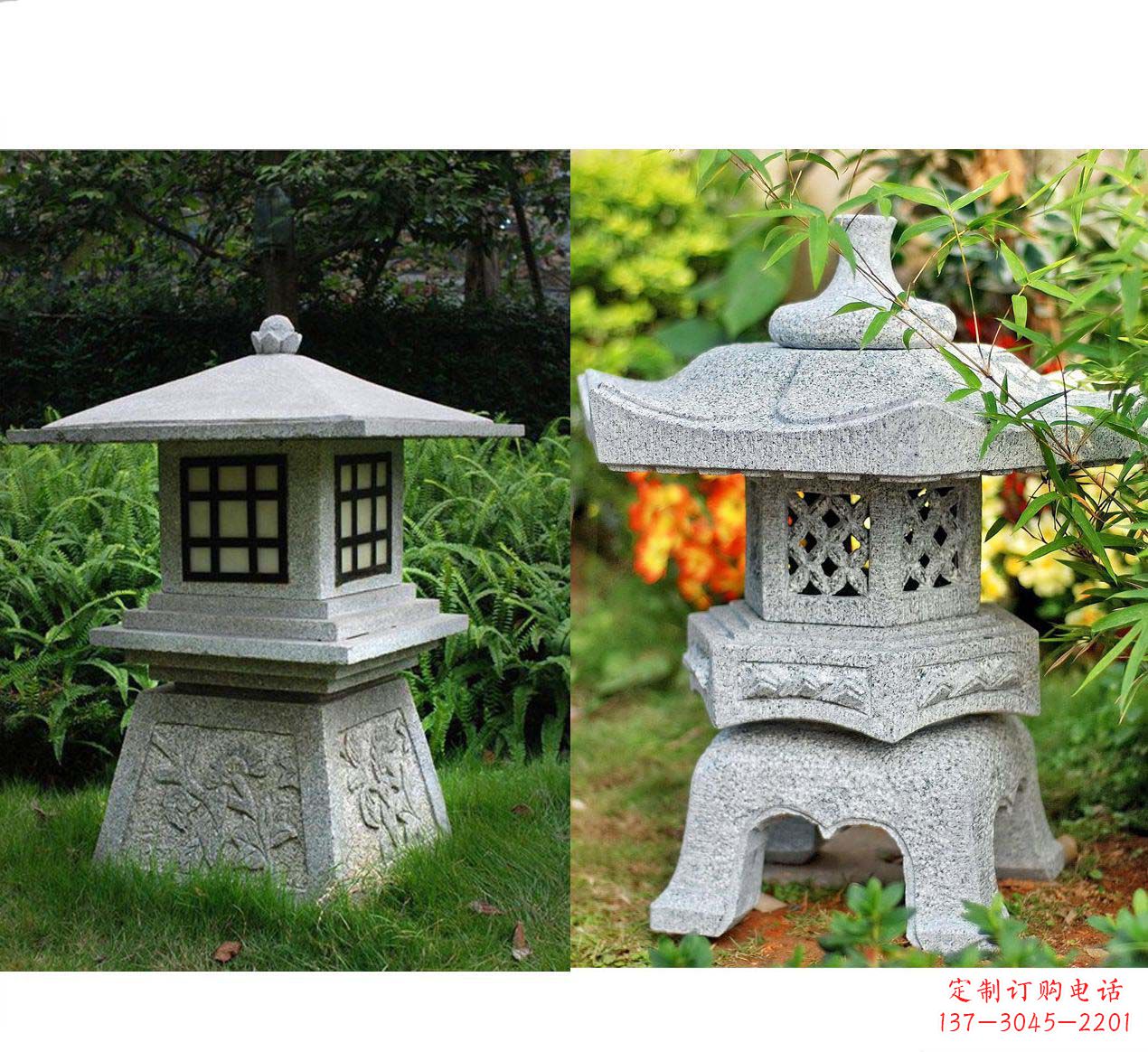泉州大理石小型石灯雕塑