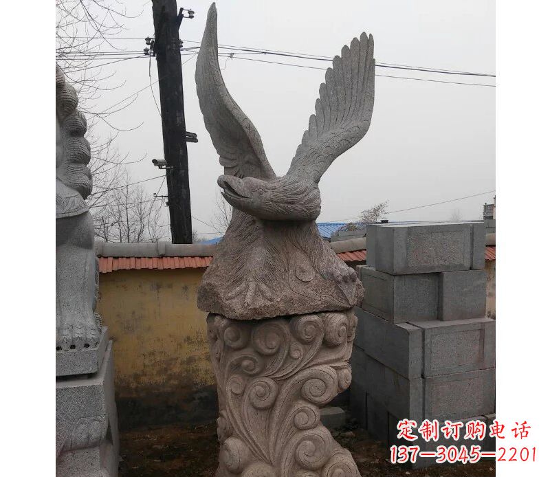 泉州大理石雄鹰雕塑