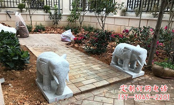泉州大理石小象石雕,让你的大好家园更加美丽