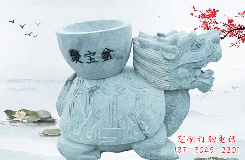 泉州大理石招财龙雕塑