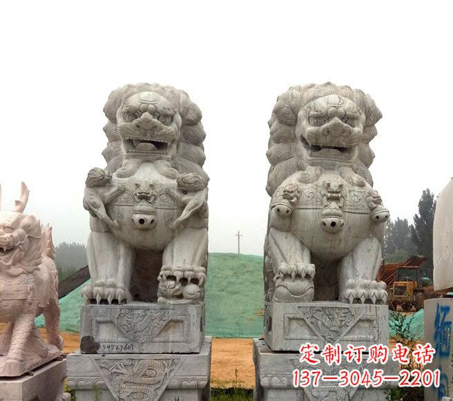 泉州大理石镇宅狮子雕塑