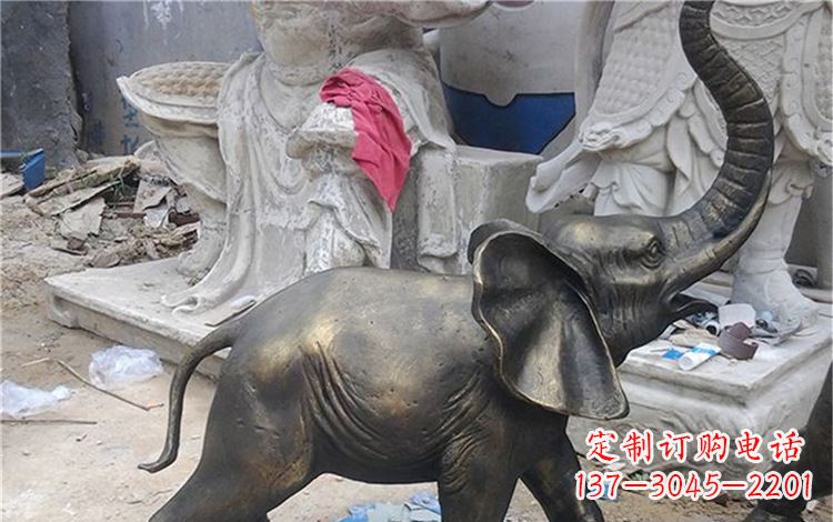泉州大象动物铜雕112