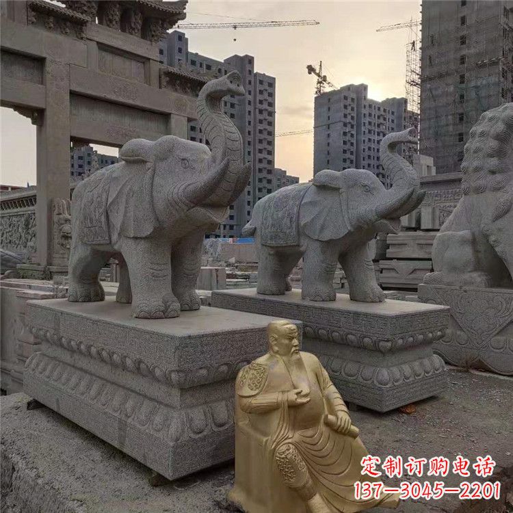 泉州大象石雕吸水