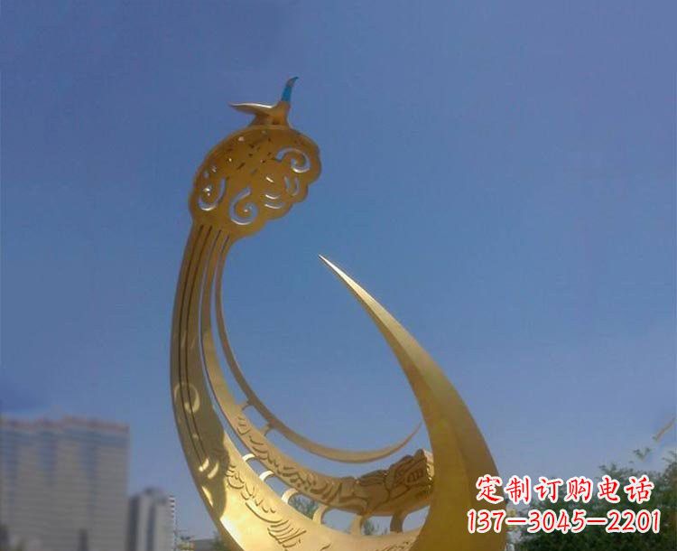 泉州不锈钢创意凤凰雕塑