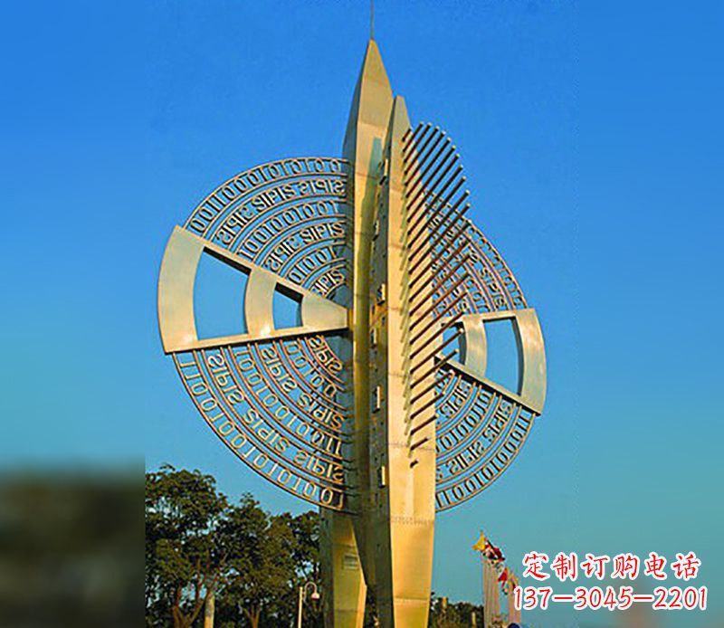 泉州大型不锈钢风车雕塑