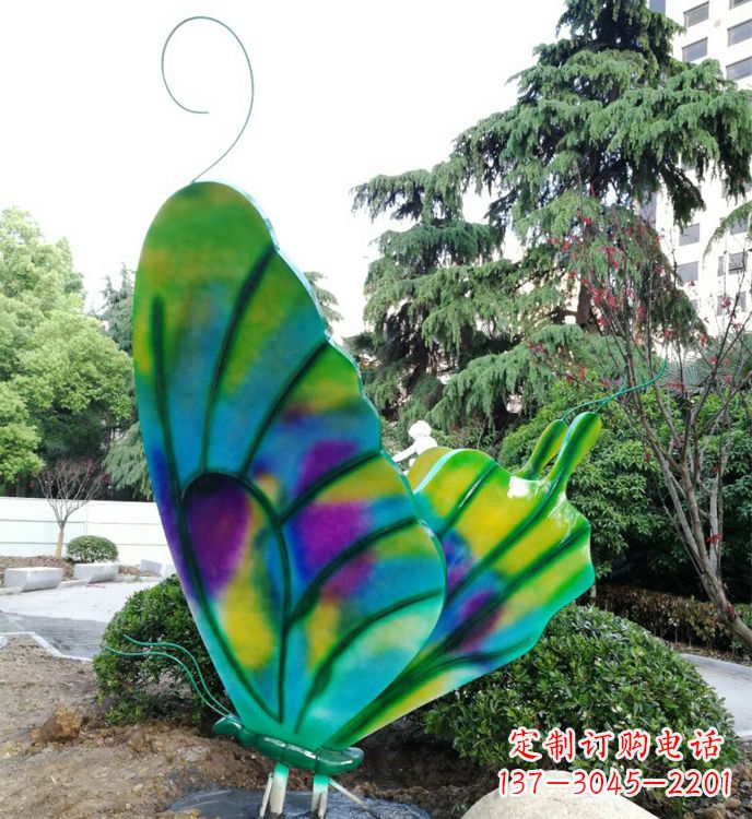泉州不锈钢蝴蝶雕塑,装点城市广场