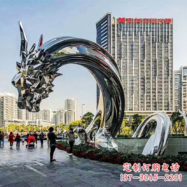 泉州不锈钢创意动物雕塑
