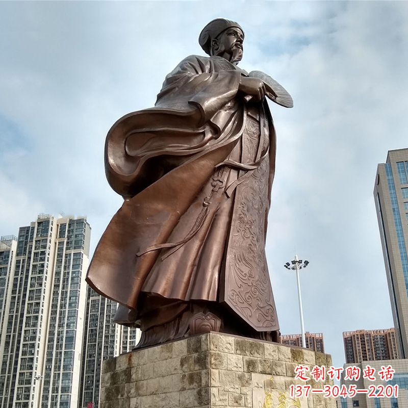 泉州珍贵的雕塑艺术--诸葛亮卧龙先生