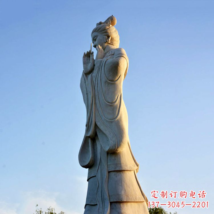 泉州大型貂蝉雕塑-景区景点古代美女著名历史人物雕像
