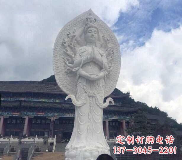 泉州精美汉白玉观音雕塑