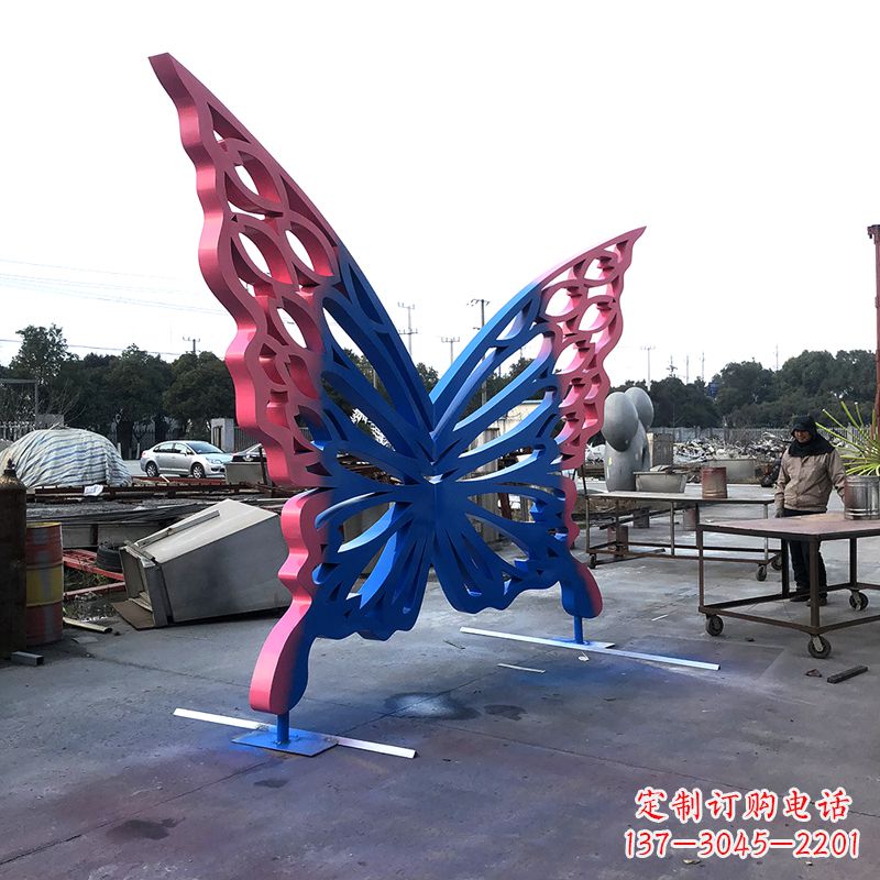 泉州不锈钢蝴蝶雕塑