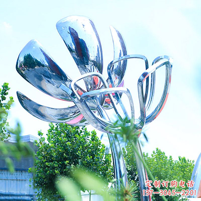 泉州精美不锈钢玫瑰雕塑
