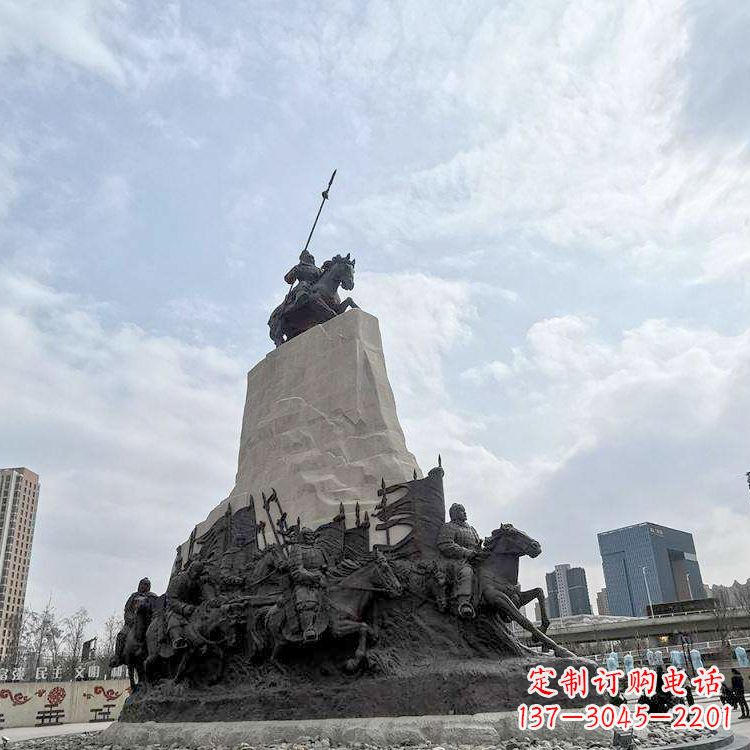 泉州精美西汉名将石雕像——荣耀霍去病