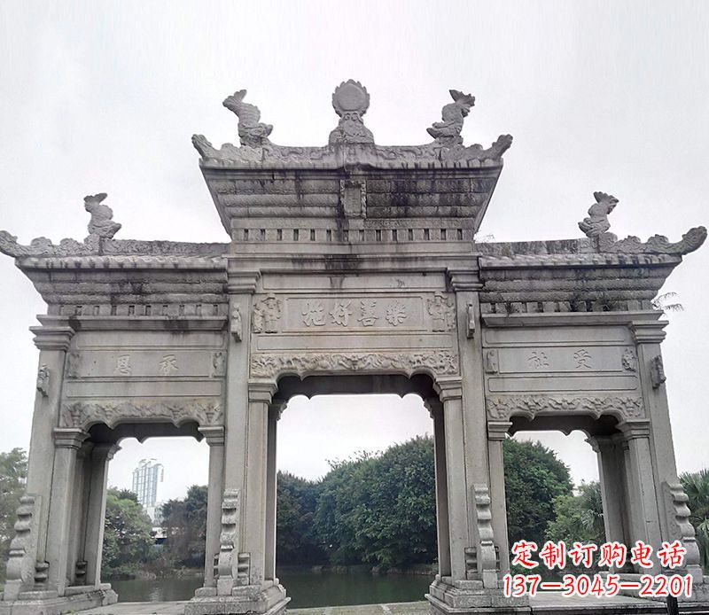 泉州特色大型牌坊石雕