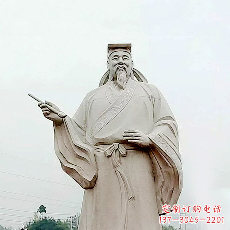 泉州精美石雕王羲之景观雕塑