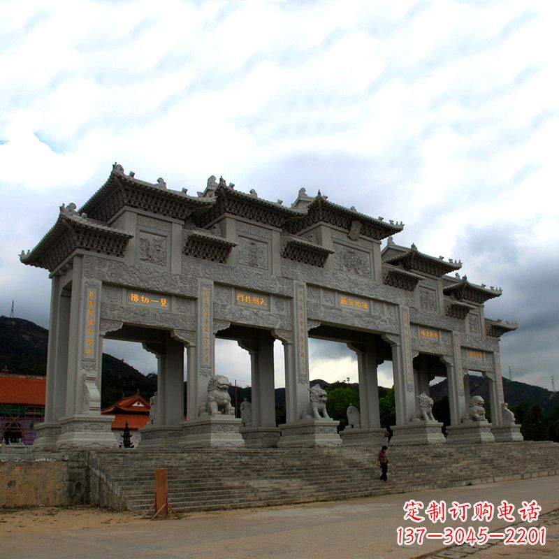 泉州大型牌楼雕塑制作