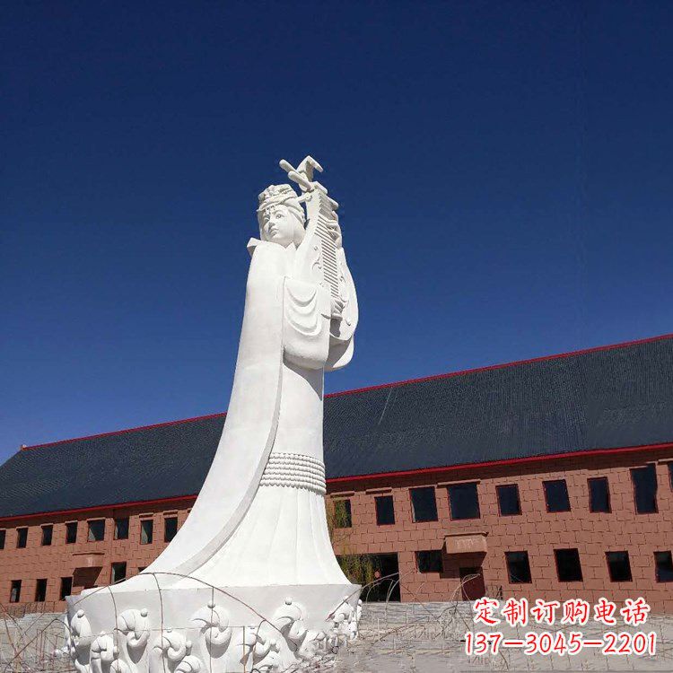 泉州大型中国古代四大美女之王昭君出塞石雕塑