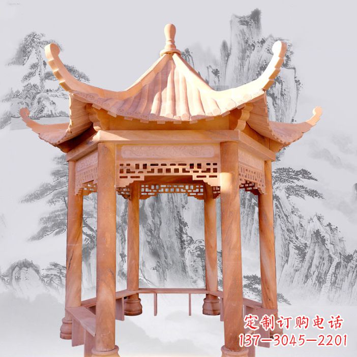 泉州单层大理石凉亭
