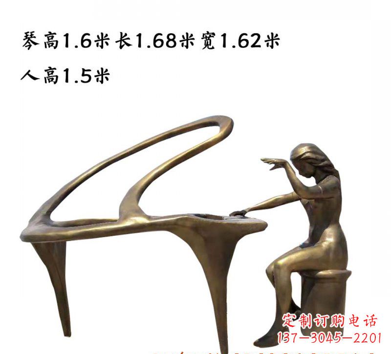 泉州钢琴铜雕传承艺术美的巅峰之作