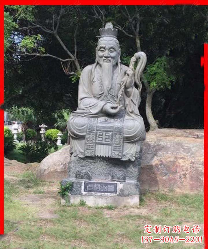 泉州元始天尊神像石雕