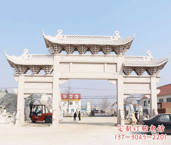 泉州精美牌坊雕塑