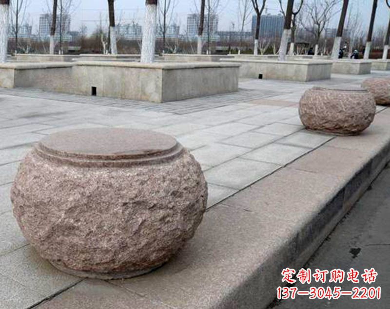 泉州灯笼型公园广场装饰石球