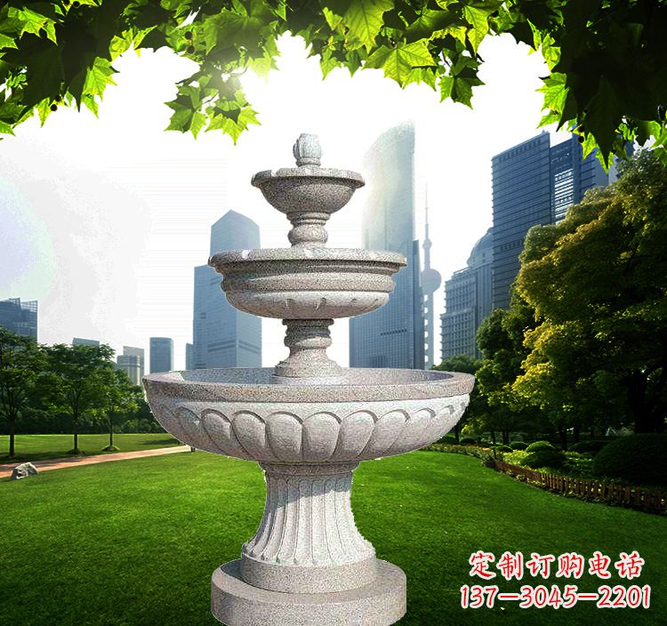 泉州跌水盆石喷泉雕塑