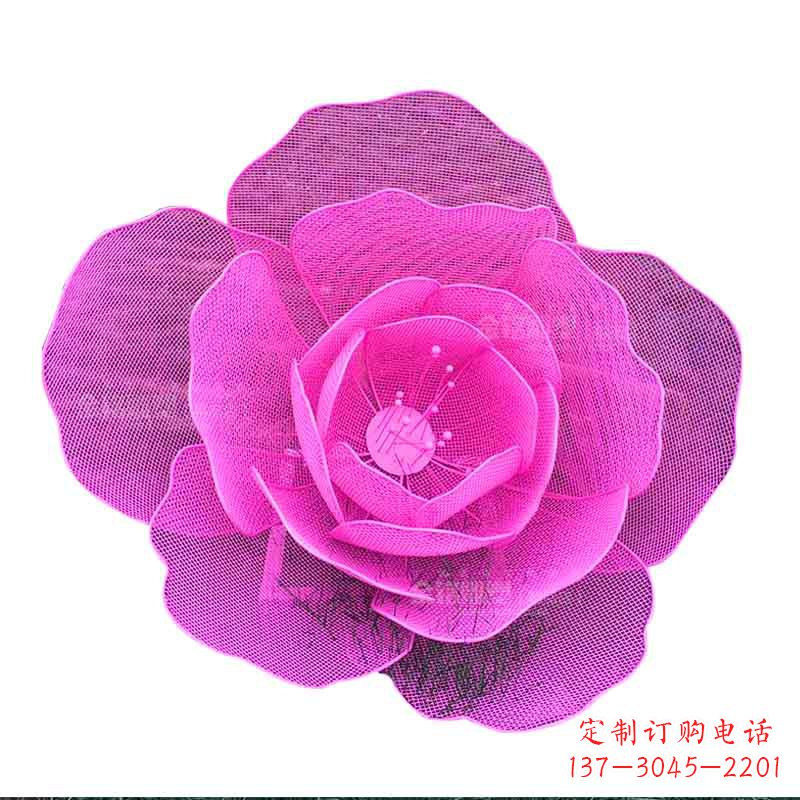 泉州精美玫瑰金属雕塑