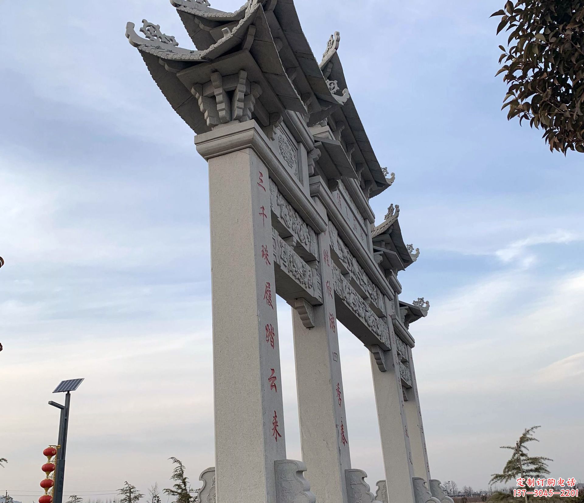 泉州东艺石雕牌坊牌坊雕塑定制