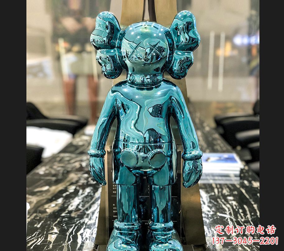 泉州动漫不锈钢机器人雕塑