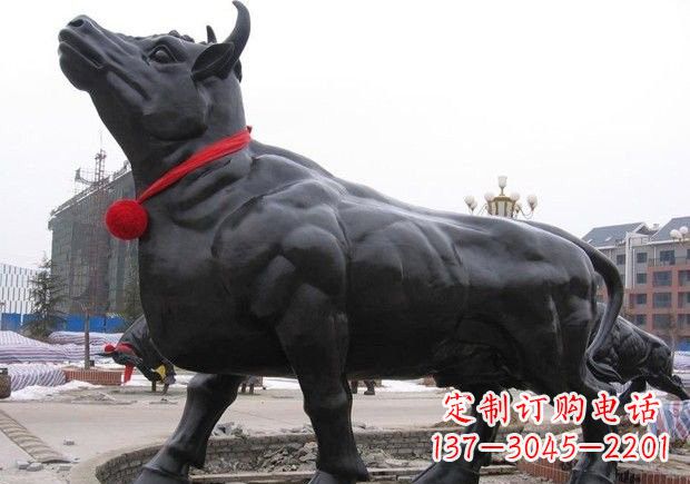 泉州动物铜雕-牛