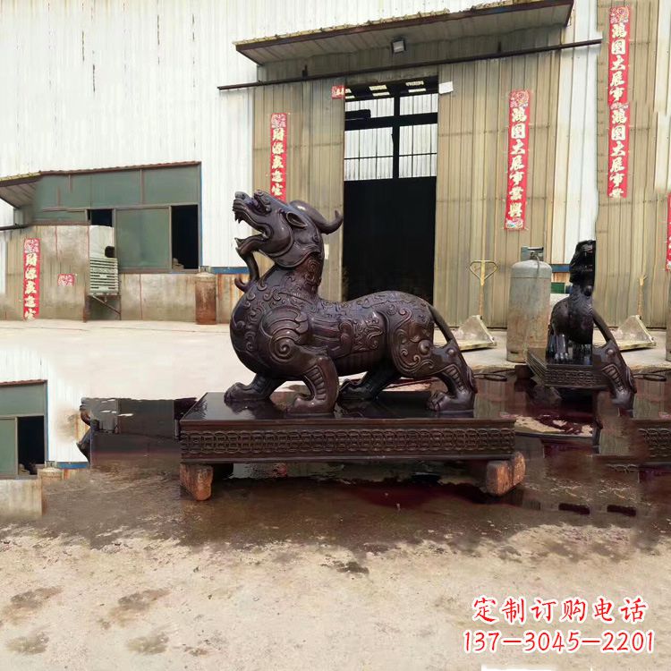泉州独角兽铸铜雕塑—精雕细琢的艺术瑰宝