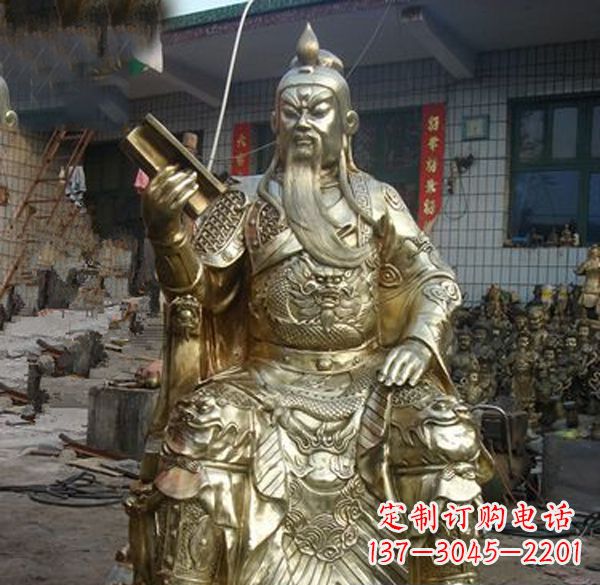 泉州关公武财神铜雕定制
