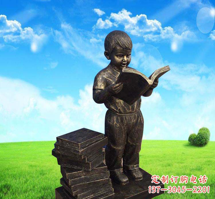 泉州记忆中的男孩——铜雕塑